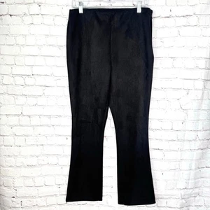 Pantaloni alla caviglia svasati Vineyard Vines Wms neri ecopelle taglia 10 Made in Italy - Foto 1 di 11