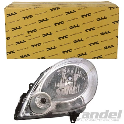 TYC HAUPTSCHEINWERFER H4 RECHTS passend für RENAULT GRAND KANGOO II 1.5-1.6 16V - Bild 1 von 2