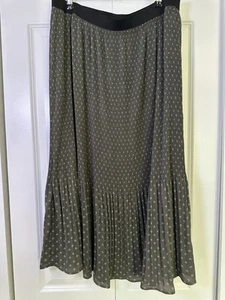 NWT Adrianna Papell Elastic Waist Floral Skirt Size XL - Picture 1 of 4