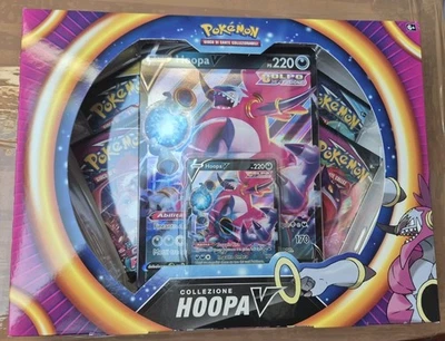 POKEMON TCG Collezione Box HOOPA V - Italiano SEALED - Immagine 1 di 4
