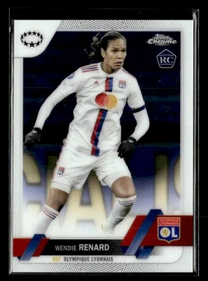 2022-23 Topps Chrome UEFA Women's Champions League - #91 Wendie Renard RC - Image 1 of 2