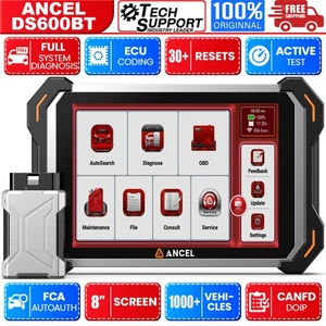 ANCEL DS600BT Bidirectional Code Reader Full System OBD2 Scanner ECU Coding TPMS - Picture 1 of 18