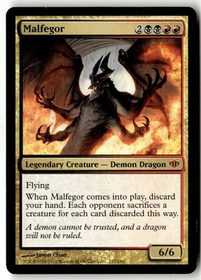 MTG - Malfegor 117 NM Conflux - Image 1 of 2