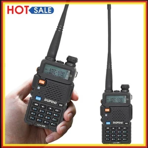 UV-5R Handheld Walkie Talkie 136-174 MHz & 400-520 MHz 5 W Zwei-Wege-Radio (EU-S - Zdjęcie 1 z 12