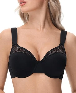 Minimizer Bras for Women Full Coverage Plus Size T-Shirt Bra with Underwire S... - Picture 1 of 7