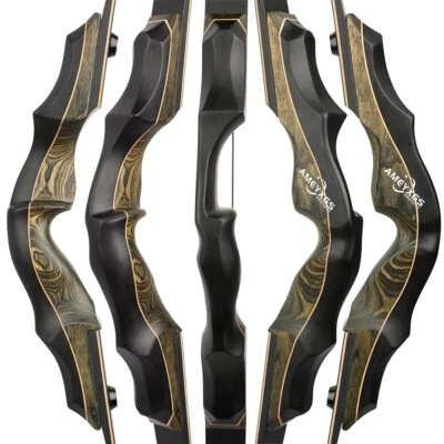 58" Takedown Recurve Bow 20-60lbs Limbs Archery American Hunting Target Shooting - Image 1 of 4