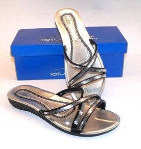 NEU - Sandalen Silber Strass Gr 40 #4040 - Bild 1 von 3