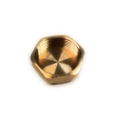 THUNDERFIX Anschlag Endkappe 1 1/4" BSP Blindkappe Messing passend für 39 mm Gewinde
