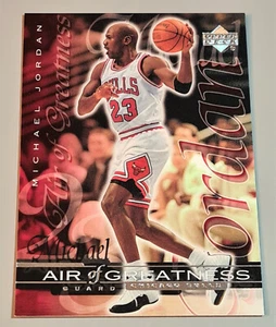 MICHAEL JORDAN # 143 AIR OF GREATNESS 1999-00 Upper Deck EN N.Mint-Mint Vintage - Bild 1 von 3