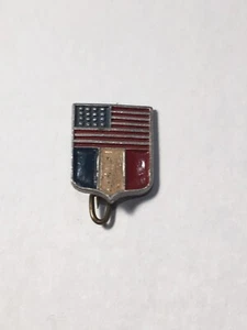 Ancienne Insigne Broche France Angleterre Militaire (105-43/A071) - Imagen 1 de 5