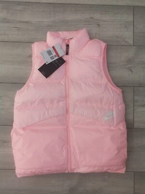 NIKE SYNTHETIC FILL GILET VEST SIZE L (147-158CM) (DR1888 658) PINK - Image 1 of 4