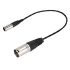 Mini XLR 3Pin To XLR Audio Cable For Camera 30cm Male To Male For SLR Cameras