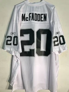 Reebok Premier NFL Jersey Raiders Darren McFadden White sz 3X - Picture 1 of 2