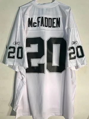 Camiseta Reebok Premier NFL Raiders Darren McFadden Blanca talla 3X Foto 1 de 2