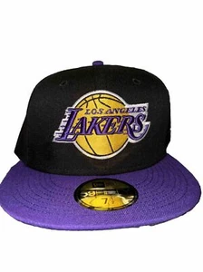 New Era Los Angeles Lakers 2Tone 59Fifty Fitted Men's Hat Black 70343677 - Picture 1 of 4