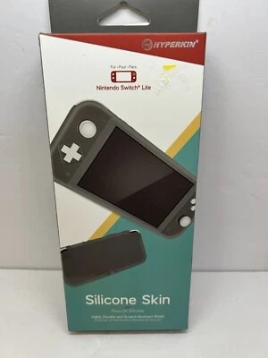 HYPERKIN SILICONE SKIN FOR SWITCH LITE (GRAY) - Nintendo Switch, Brand New - Image 1 of 2