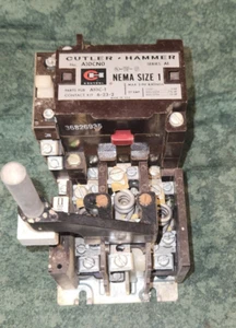 Cutler Hammer A10C-1 NEMA Size 1 Contactor with Overloads (45373-D2) - Picture 1 of 7