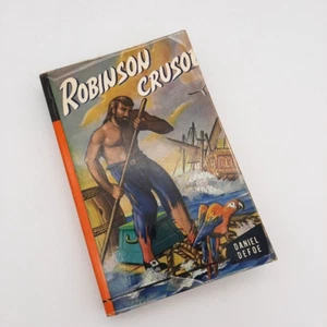 Vintage Giant Junior Classics Robinson Crusoe Daniel Defoe Paperback - Picture 1 of 16