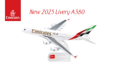 Emirates A380 Latest 2023 Livery | 1:250 Scale Model Plane - Immagine 1 di 4