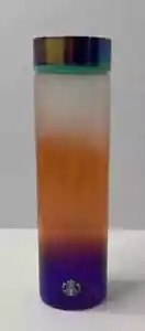 neu === Starbucks 2020 Summer Iridescent Glas Trinkflasche Ombre Rainbow 18 oz - Bild 1 von 11