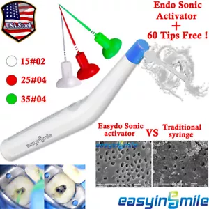 Dental Endodontic Sonic Irrigation Endo Activator Handpiece + 60 Tip Never Break - Afbeelding 1 van 20
