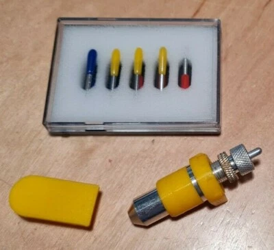 GRAPHTEC SILHOUETTE CAMEO Silhouette Cameo 4 u. 5: Roland GCC Messerhalter+ 15 Messer + Adapter nicht CB09