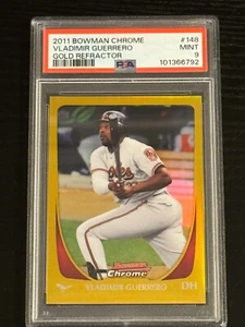2011 Bowman Chrome Gold Refractor Vladimir Guerrero /50 PSA 9 (pop:1, higher:0) - Picture 1 of 2