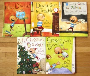 Lot 5 OH DAVID! Picture Books David Shannon HBDJ EXC L1 - Picture 1 of 3