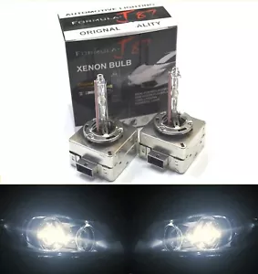 HID Xenon D3S Two Bulbs Head Light 5000K White Bi-Xenon Replacement Low Beam - Picture 1 of 12