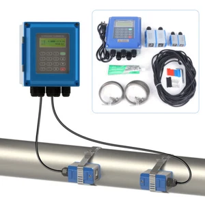 TUF-2000B Misuratore di portata ad ultrasuoni da parete misuratore di portata acqua digitale e TM-1 TS-2 - Foto 1 di 14