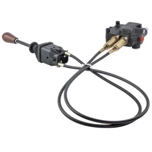 Cable Remote Control Valve Kit w/ 2 Spool Valve 80lpm/ 21gpm and 2 Cables Remote - Picture 1 of 12