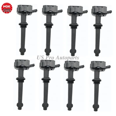 Bobinas de encendido NGK para Land Rover LR4 Jaguar XF XJ XK 5,0 L V8 LR010687 8 piezas OEM NGK Foto 1 de 4