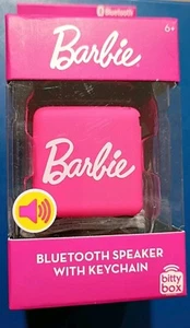 Barbie Bluetooth Lautsprecher mit Schlüsselanhänger Bitty Box Mini Speaker Pink Neu in OVP kleines Geschenk - Bild 1 von 4