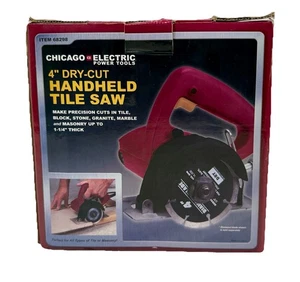 NEW Chicago Electric Power Tools 68298 - 4" Handheld Tile Saw Tool NOS - Picture 1 of 3