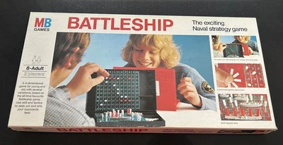 Vintage MB Games Battleship Naval Strategy Game 1975 Retro Board Game COMPLETE  - Image 1 of 3