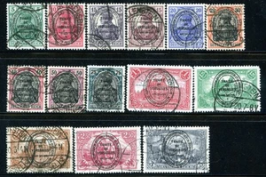 Stamps Allentein, Scott # 15-28 used, complete set - Picture 1 of 1