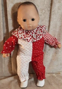 Doll Clothes HandMade4 American Girl 15" Bitty Baby Boy Jumpsuit Clown Costume - Picture 1 of 1