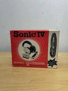 Cuffie SONIC IV Master Control Center scatola originale rare testate funzionanti set - Foto 1 di 6
