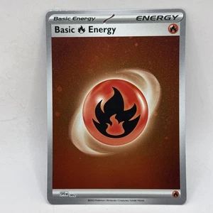 Basic Fire Energy (Cosmos Holo) 002 Sv01: Scarlet & Violet Base Set Holo NM - Picture 1 of 2