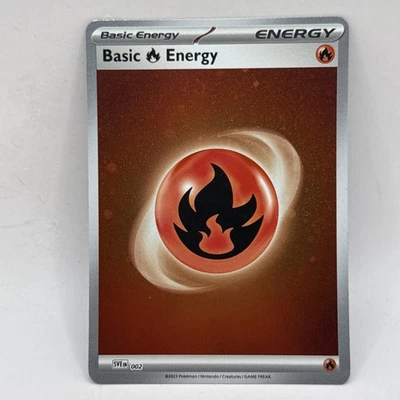 Basic Fire Energy (Cosmos Holo) 002 Sv01: Scarlet & Violet Base Set Holo NM - Image 1 of 2