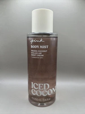 Victoria’s Secret PINK Iced Coconut Body Mist 8.4oz Splash + Essential Oils NEW - Image 1 of 4