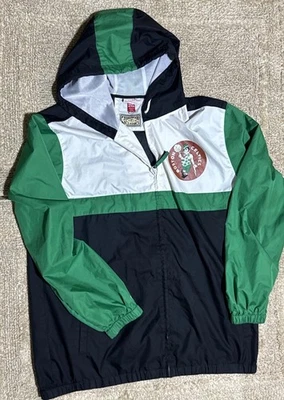 Boston Celtics NBA Basketball Mitchell & Ness Windbreaker Jacket Size 2XL / XXL - Image 1 of 4