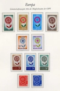 EUROPA UNITA CEPT-POSTEUROP Gemeinschaftsausgabe 1964 der Mitgliedstaaten MNH** - Picture 1 of 1