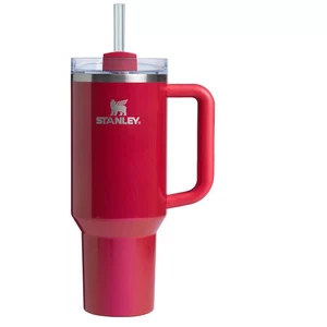 Stanley 40 oz Stainless Steel H2.0 FlowState Quencher Tumbler Red Delicious - - Picture 1 of 6