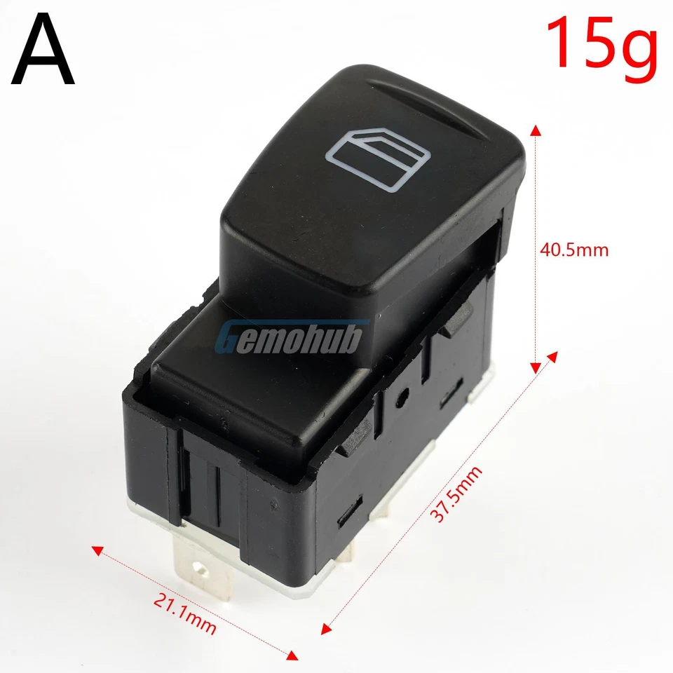 Interruptor elevador de control de ventana de pasajero genuino A4548201010 para Smart Forfour 454 Foto 1 de 4
