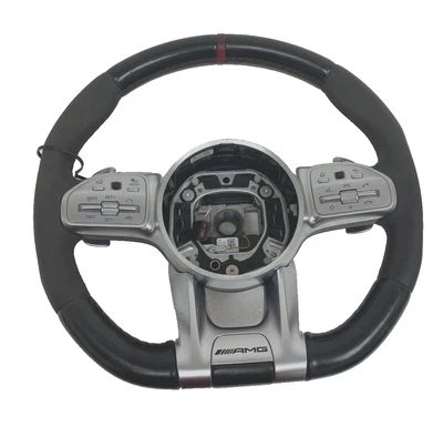 2019-2023 MERCEDES C43 AMG PERFORMANCE STEERING WHEEL 0050051399 *PEELING* OEM - Image 1 of 4