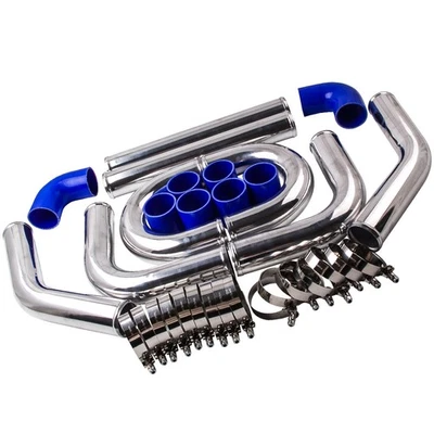 UNIVERSAL INTERCOOLER PIPING PIPE KIT 2.5" 64MM INTERCOOLER KIT TUBI TUBAZIONI - Image 1 of 4