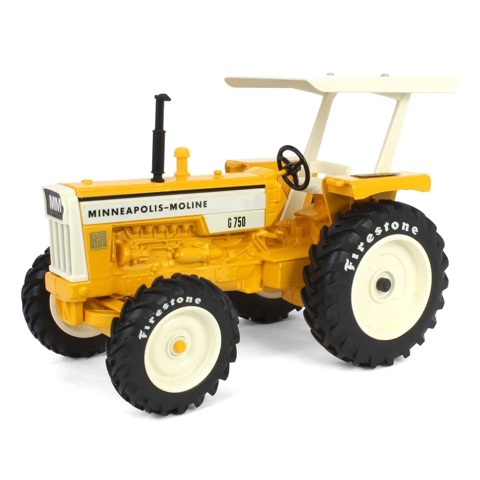 1/16 #8 Firestone Minneapolis Moline G750 Giocattolo & Lettera Bianca Pneumatici - Immagine 1 di 4