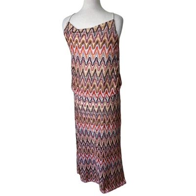 COMMA, Chevron Tank Pull On Skirt Set Size 36/6 - Image 1 of 4