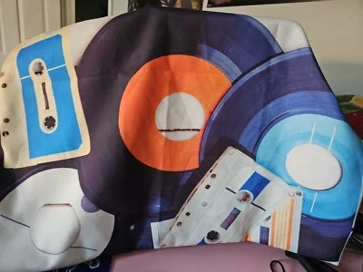 Yaateeh Music Gramophone Records Decorative Throw Pillow Cover- B1 - Image 1 of 2